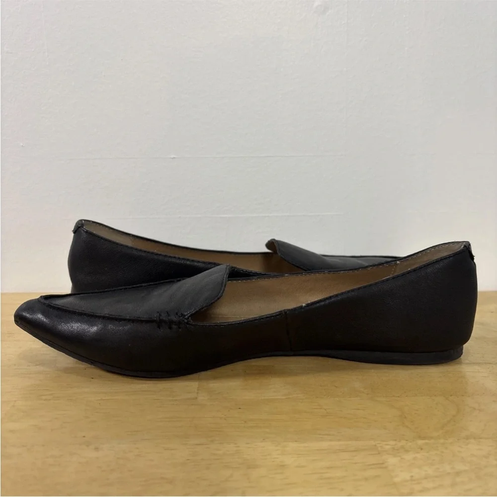 Steve Madden Women's Size 7.5 Leather Black Loafer Flats - Picture 7 of 9